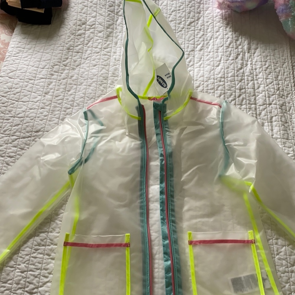 NWT Clear Rain Coat